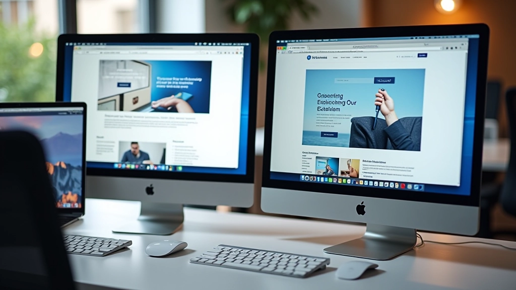 Plusieurs navigateurs ouverts montrant le même site web affiché correctement sur Chrome, Firefox, Safari et Edge